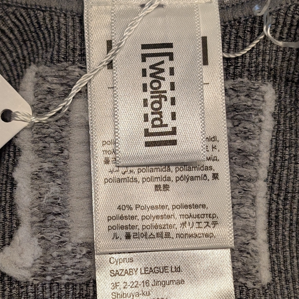 NWT WOLFORD Shaping‎ Athleisure Bodysuit Heathered Gray Size Large - Picture 8 of 11
